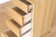 【開梱設置】高野木工 アスター ASTER 120天板 + サイドパネル（右・左） + 30チェスト ※チェア別売 ウォルナット【10年保証】