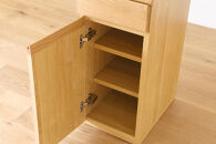 【開梱設置】高野木工 アスター 90天板 + 30キャビネット (左開き・右開き) + 60デスク ※置きミラー別売 ※スツール別売 ウォルナット【10年保証】