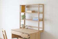 【開梱設置】高野木工 アスター オーダー突板天板 (幅90cm 奥行き60cm) + 60デスク + 30チェスト + 90ラック 天板のみ受注生産 ※チェア別売 オーク【10年保証】