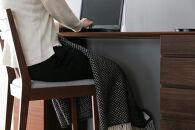 【開梱設置】高野木工 アスター オーダー突板天板 (幅90cm 奥行き60cm) + 60デスク + 30チェスト + 90ラック 天板のみ受注生産 ※チェア別売 ウォルナット【10年保証】