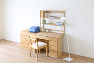 【開梱設置】高野木工 アスター オーダー突板天板 (幅90cm 奥行き60cm) + 60デスク + 30チェスト + 90ラック 天板のみ受注生産 ※チェア別売 ウォルナット【10年保証】