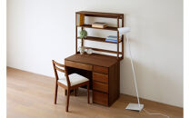 【開梱設置】高野木工&nbsp;アスター&nbsp;オーダー突板天板&nbsp;(幅90cm&nbsp;奥行き60cm)&nbsp;+&nbsp;60デスク&nbsp;+&nbsp;30チェスト&nbsp;+&nbsp;90ラック&nbsp;天板のみ受注生産&nbsp;※チェア別売&nbsp;ウォルナット【10年保証】