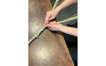 MAKOMO布花リース（縁）enishi