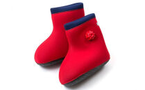 クロッツやわらか湯たんぽ&nbsp;足用タイプ&nbsp;底あり(レッド/Mサイズ)_2640R-2