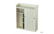 ＜静岡製作所＞引き戸トイレラック（幅55）【沖縄・離島不可】