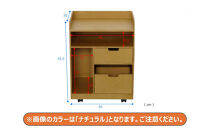 ＜静岡製作所＞リビングワゴン　ダークブラウン【沖縄・離島不可】
