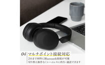 ワイヤレスヘッドホン&nbsp;final&nbsp;UX1000&nbsp;BLACK&nbsp;ハイコスパモデル/ノイズキャンセリング/ノイキャン/ANC/マイク付き