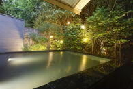 【吉田屋山王閣】平休日1泊2食付　ペア宿泊券《「松風庵」露天風呂付和室》