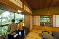 【吉田屋山王閣】平休日1泊2食付　ペア宿泊券《「松風庵」露天風呂付和室》