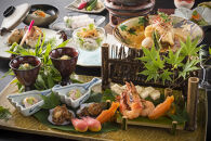 【たちばな四季亭】平休日1泊2食付　ペア宿泊券《和室Jrスイート露天風呂付》