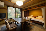 【まつさき】平休日1泊2食付　ペア宿泊券《「桃山庵」露天風呂付和洋室》