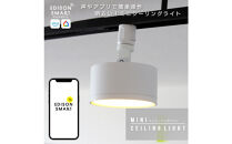 エジソンスマートミニシーリングライト&nbsp;アーム付き(ダクトレール用)【ホワイト】福岡市