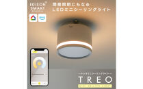 エジソンスマート&nbsp;TREO&nbsp;ミニシーリングライト&nbsp;引掛けシーリング用&nbsp;【ホワイト】&nbsp;福岡市