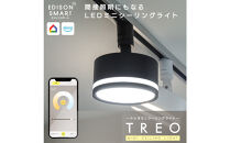 エジソンスマート&nbsp;TREO&nbsp;ミニシーリングライト&nbsp;アーム付き(ダクトレール用)&nbsp;【ブラック】&nbsp;福岡市