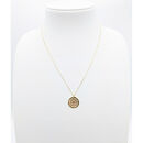 【18金イエローゴールドネックレス&nbsp;羅針盤ペンダントトップ&nbsp;グリームカット長小豆0.25φ&nbsp;45cm】富山県&nbsp;富山市&nbsp;贈り物&nbsp;おすすめ&nbsp;ギフト&nbsp;記念