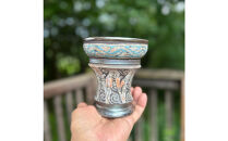 鋸歯波文様Plant&nbsp;pot(植木鉢)、アガベ、コーデックス用作家鉢