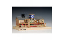 ウッディジョー　1/120　芝居小屋　木製模型キット