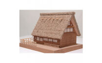 ウッディジョー　ミニ建築No.1&nbsp;&nbsp;&nbsp;合掌造り　木製模型キット