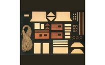 ウッディジョー　ミニ建築No.３&nbsp;里の茶屋　木製模型キット