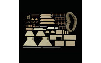 ウッディジョー　ミニ建築No.５&nbsp;かやぶきの家　木製模型キット