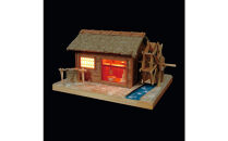 ウッディジョー　あかりシリーズNo.4　カタコト水車小屋　木製模型キット