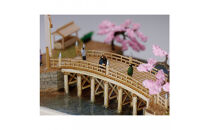 ウッディジョー　東海道五十三次シリーズ　日本橋　木製模型キット