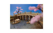 ウッディジョー　東海道五十三次シリーズ　日本橋　木製模型キット