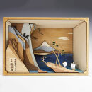 ウッディジョー　東海道五十三次シリーズ　由井薩埵嶺　木製模型キット