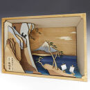 ウッディジョー　東海道五十三次シリーズ　由井薩埵嶺　木製模型キット