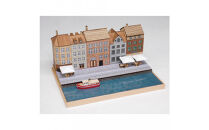 ウッディジョー　ヨーロッパの街並みシリーズ　デンマーク・コペンハーゲン　木製模型キット