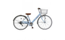 完成品でお届け!&nbsp;子供用自転車&nbsp;esse&nbsp;26インチ&nbsp;シマノ6段変速&nbsp;オートライト&nbsp;子供&nbsp;自転車&nbsp;【マカロンブルー】小学生&nbsp;中学生&nbsp;&nbsp;&nbsp;シンプル&nbsp;低床フレーム&nbsp;安全基準BAA適合車&nbsp;エッセ&nbsp;大阪府&nbsp;堺市&nbsp;完全組立&nbsp;整備済発送