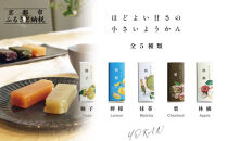【孔葉堂】小さいようかん5種セット&nbsp;|&nbsp;京都&nbsp;ようかん&nbsp;人気［&nbsp;土産店で大人気&nbsp;梅昆布茶と相性抜群&nbsp;和菓子&nbsp;栗羊羹&nbsp;抹茶&nbsp;柚子&nbsp;檸檬&nbsp;りんご&nbsp;&nbsp;人気&nbsp;おすすめ&nbsp;お取り寄せ&nbsp;通販&nbsp;送料無料&nbsp;ふるさと納税&nbsp;］