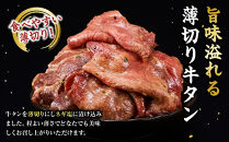 薄切り牛タンねぎ塩&nbsp;0.6kg&nbsp;(&nbsp;300g&nbsp;×&nbsp;2パック&nbsp;)【順次発送】