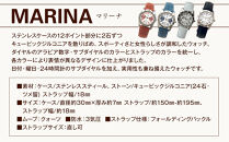 腕時計　MARINA【ダイアル：ブルー/ストラップ：ブルー】