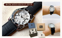 腕時計　MARINA【ダイアル：ホワイト/ストラップ：ブラック】