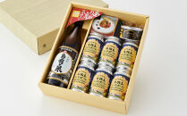 与論島産「ほろほろ鳥の胸肉を使ったブラウンマスタード」と焼酎「島有泉」にアンマー（方言：お母さん）の「みしじまいの素」の伝統料理セット