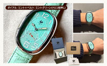 腕時計　Retro&nbsp;Graph&nbsp;120【ダイアル：ミント/ベルト：ミントグリーン】