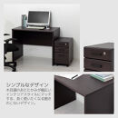 マーサ鍵付きデスク2点セット&nbsp;ブラウン