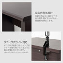 マーサ鍵付きデスク2点セット&nbsp;ブラウン