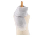 やわらかストール&nbsp;「オリジナル大判」&nbsp;白銀色&nbsp;／&nbsp;笹田織物&nbsp;ファッション&nbsp;オシャレ&nbsp;奈良県&nbsp;田原本町