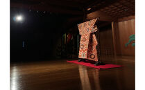 能装束着付け体験＋能舞台上でのプロカメラマンによる撮影