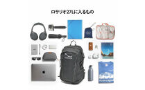 Aconcagua&nbsp;アコンカグア&nbsp;Rosario&nbsp;ロサリオ&nbsp;27&nbsp;デイパック&nbsp;小柄リュック&nbsp;通勤通学&nbsp;アウトドア