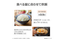 東芝&nbsp;炊飯器&nbsp;圧力IH&nbsp;炊き分け機能&nbsp;3.5合&nbsp;RC-6PXX(H)