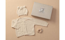 ニットカーディガン＆ぼうし＆プチラトル　ギフトボックス付き&nbsp;TAK131