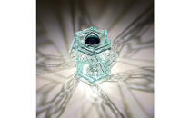 ゴールゼロ用シェード　KIKKO　亀甲　1個　アウトドア・インテリアに　川崎市自社工場一貫生産品【ガラスカラー】