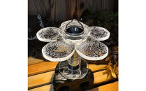 ゴールゼロ用シェード　GOBEN　五弁花　1個　アウトドア・インテリアに　川崎市自社工場一貫生産品