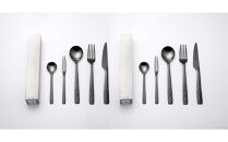 YUEN(PVD&nbsp;BLACK)10pcsペアディナーセット