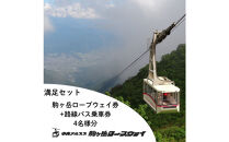 中央アルプス駒ヶ岳ロープウェイ・路線バス&nbsp;満足セット乗車引換券