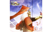 オリジナル【戦国武将6曲ミニ屏風】龍虎激突-上杉・武田-／名古屋刀剣博物館