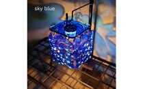 ゴールゼロ用シェード　Konoha　木の葉　1個　アウトドア・インテリアに　川崎市自社工場一貫生産品【sky&nbsp;blue】